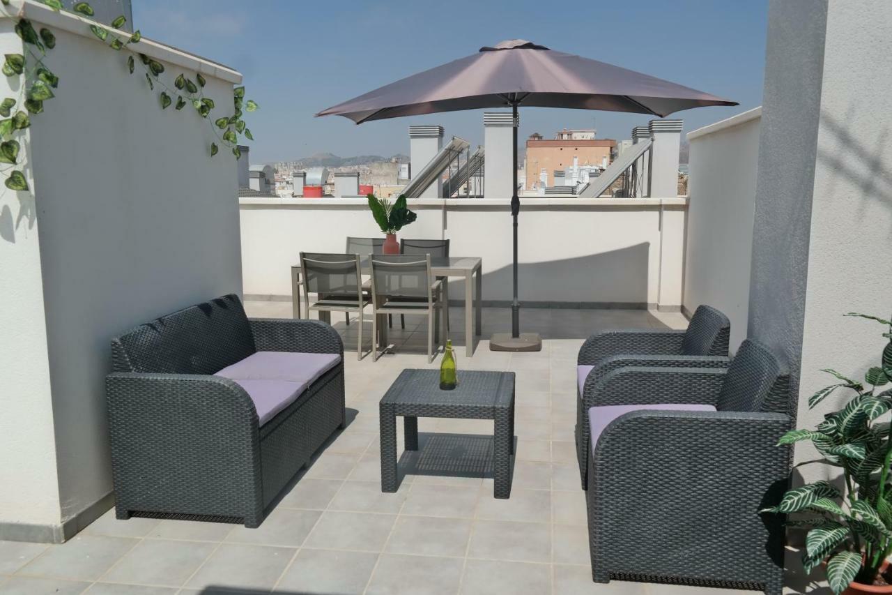 Penthouse Apartment & Pool Malaga Center Eksteriør bilde